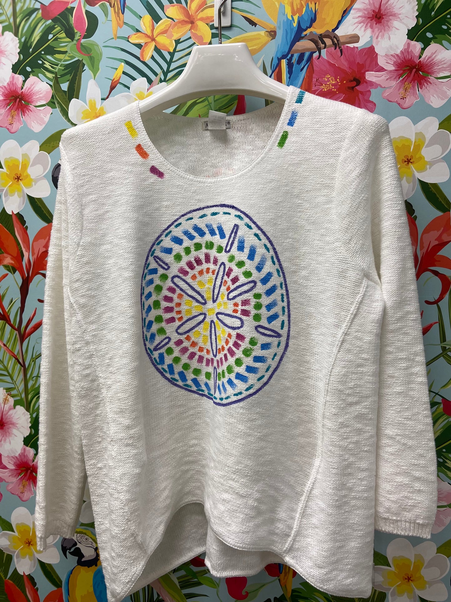 MoMo Sweater - Mosaic Sand Dollar