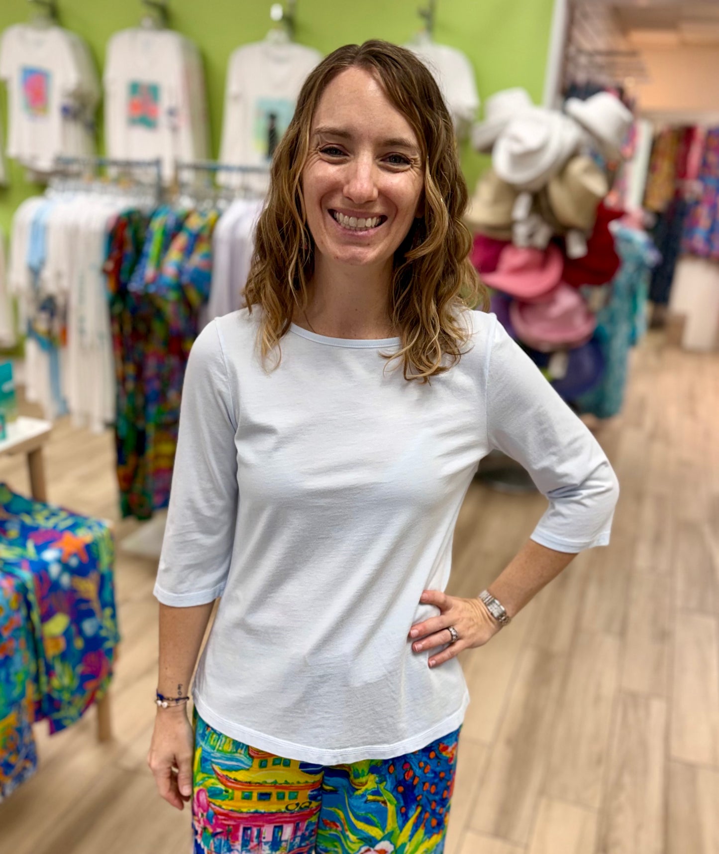 Prairie Cotton 8276 Boatneck Top
