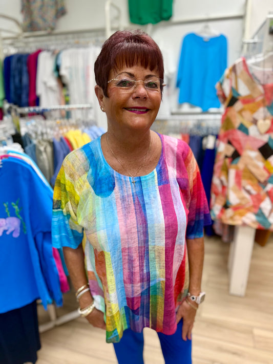 Et'Lois Apple Dolman Top
