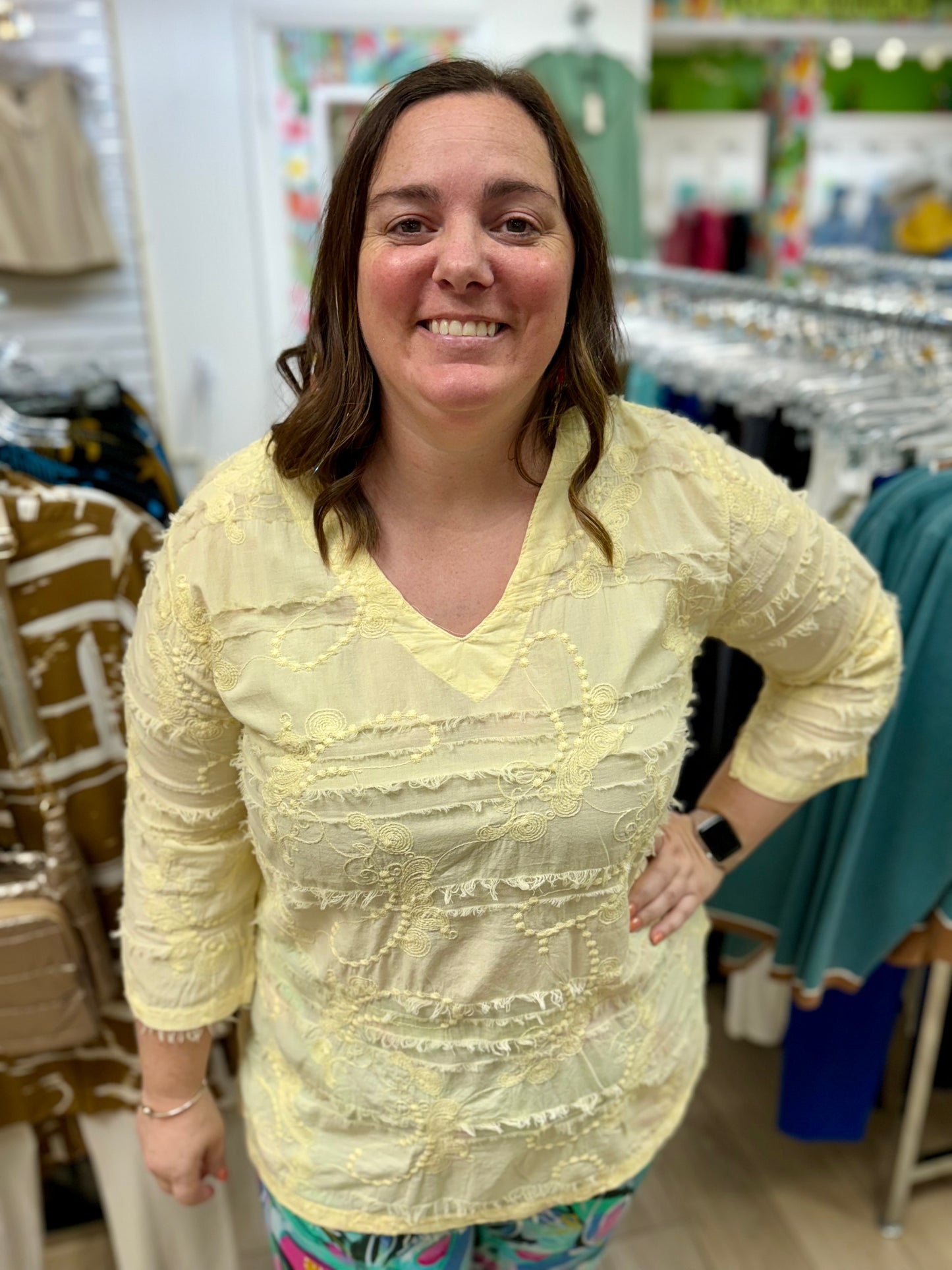 Cottonseed 390EM Tunic Top