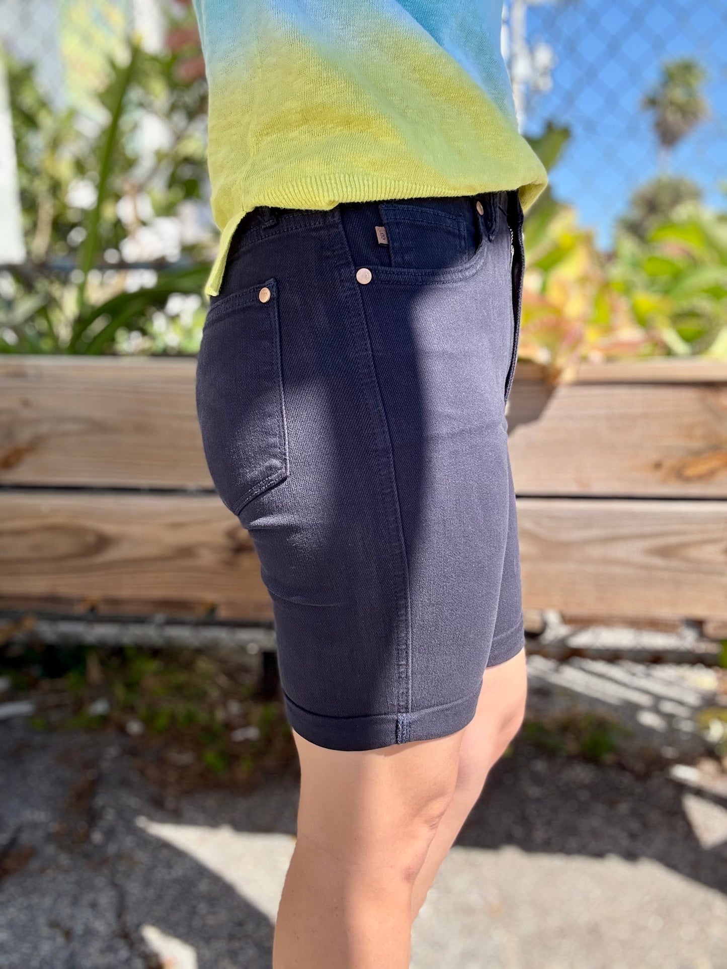 Judy Blue 150270 Navy Denim Short