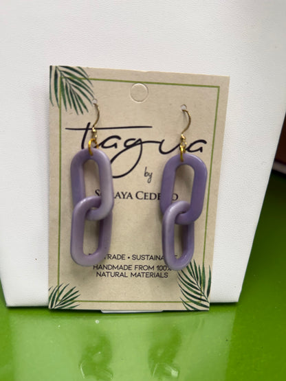 Tagua Amaranta Earring