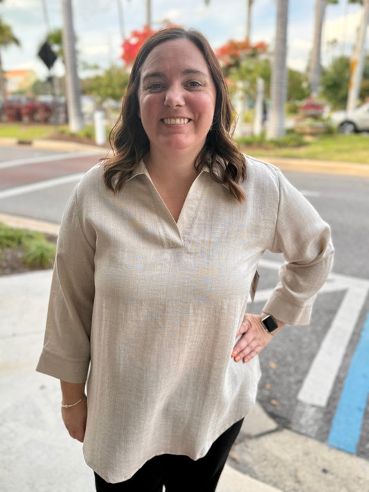 Fridaze AA388 Collared Pull On Top