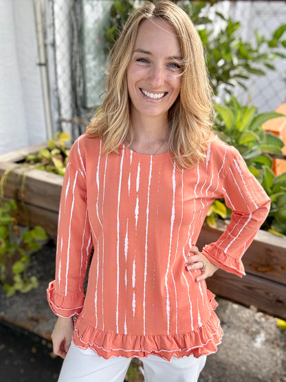 Inspired by Wild Palms D50 Ruffle Top