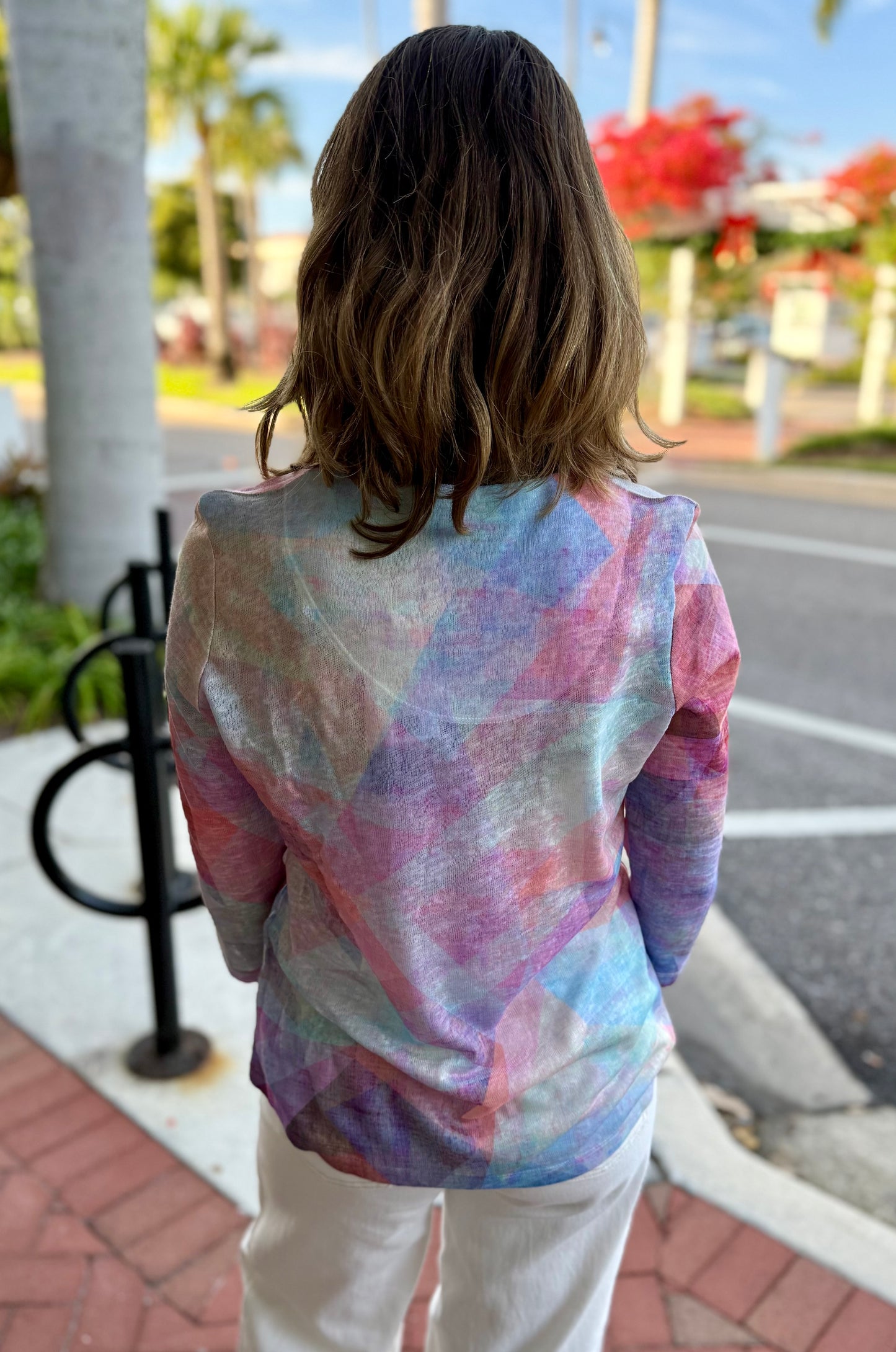 FDJ 3738451 Prism Print Top