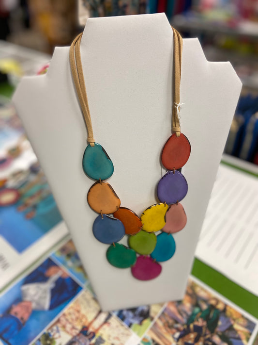 Tagua Waterfall Necklace