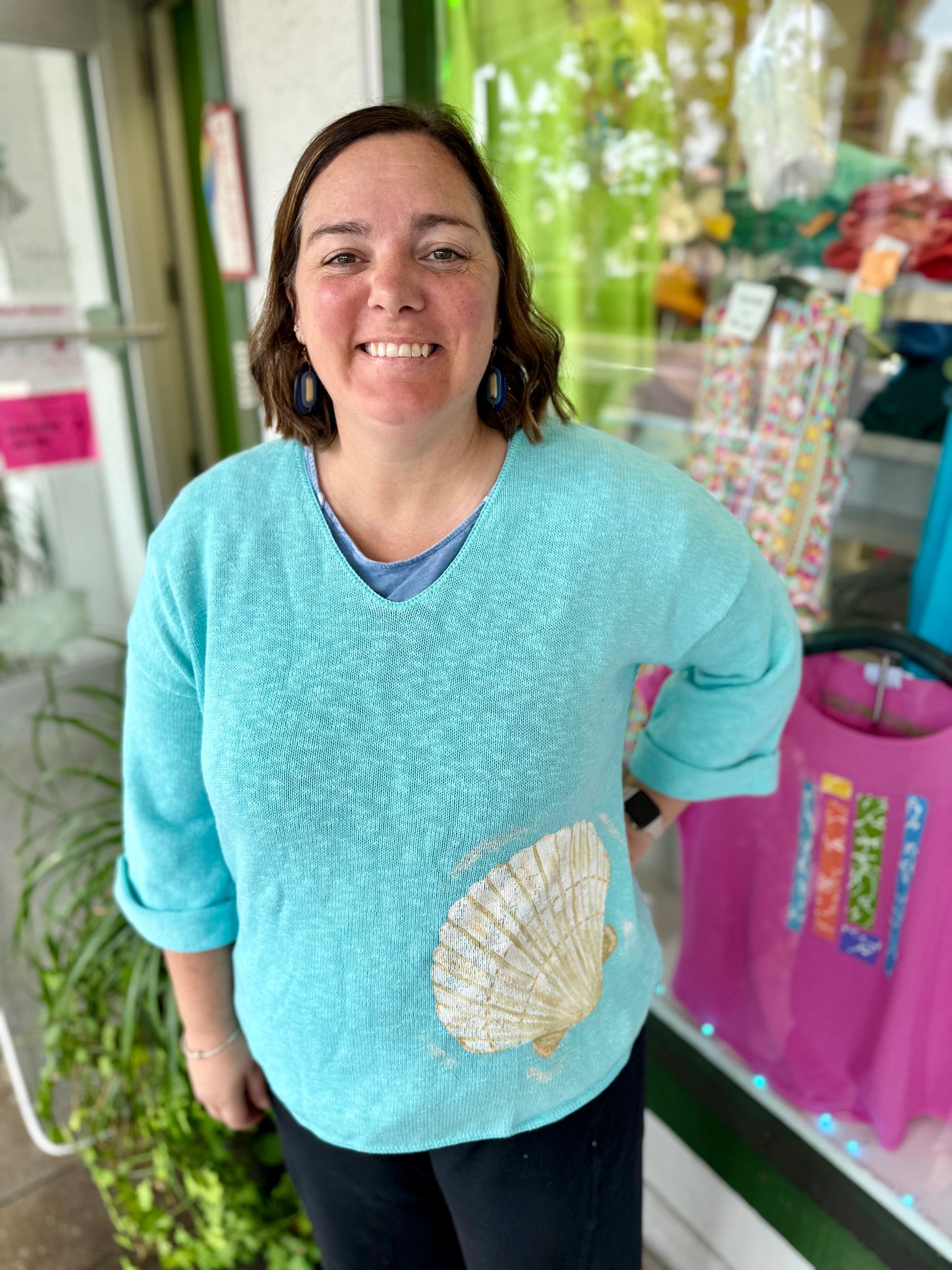 MoMo Sweater - Scallop Sea Shell