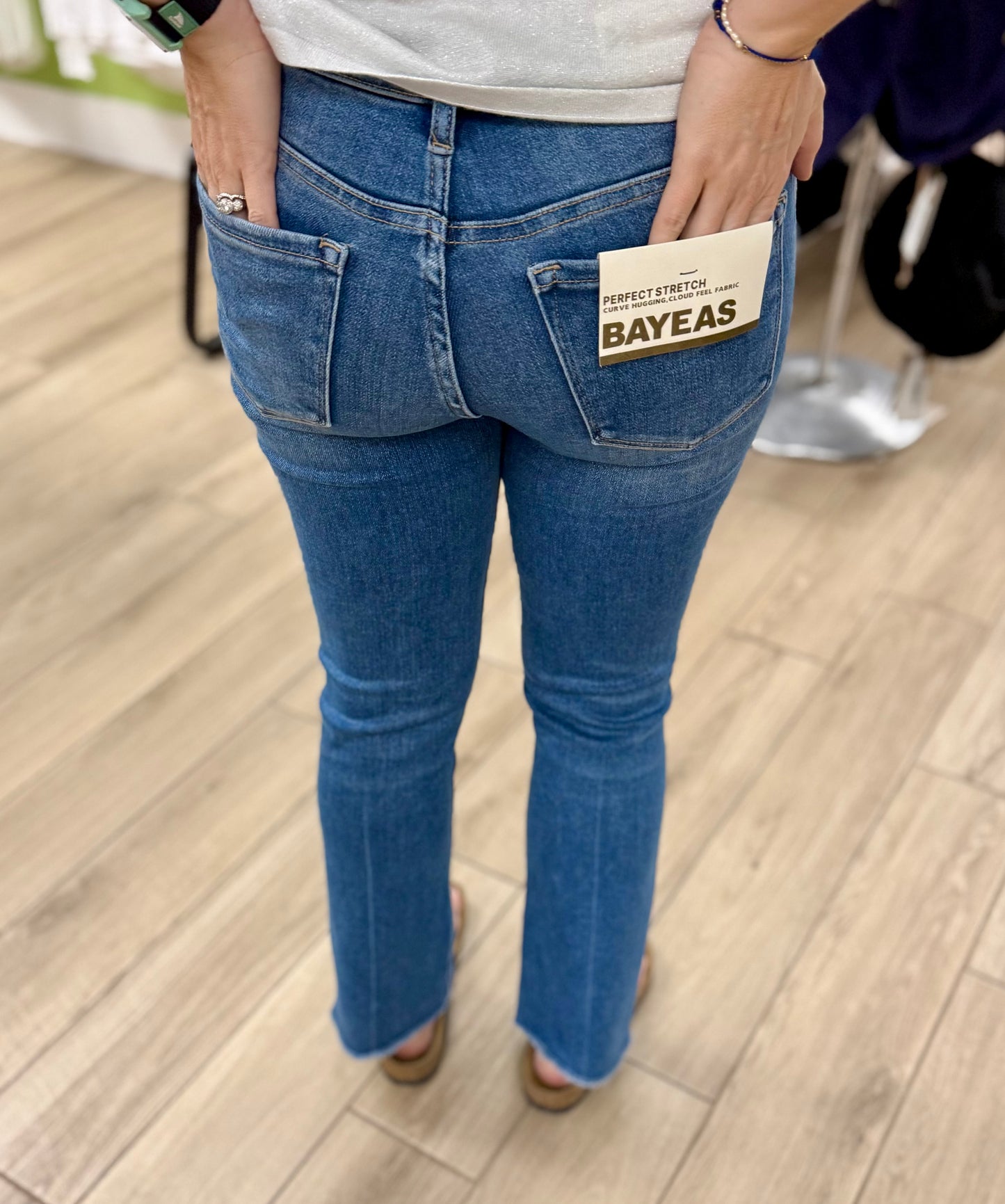 Bayeas BYF1178 Boot Crop Jean