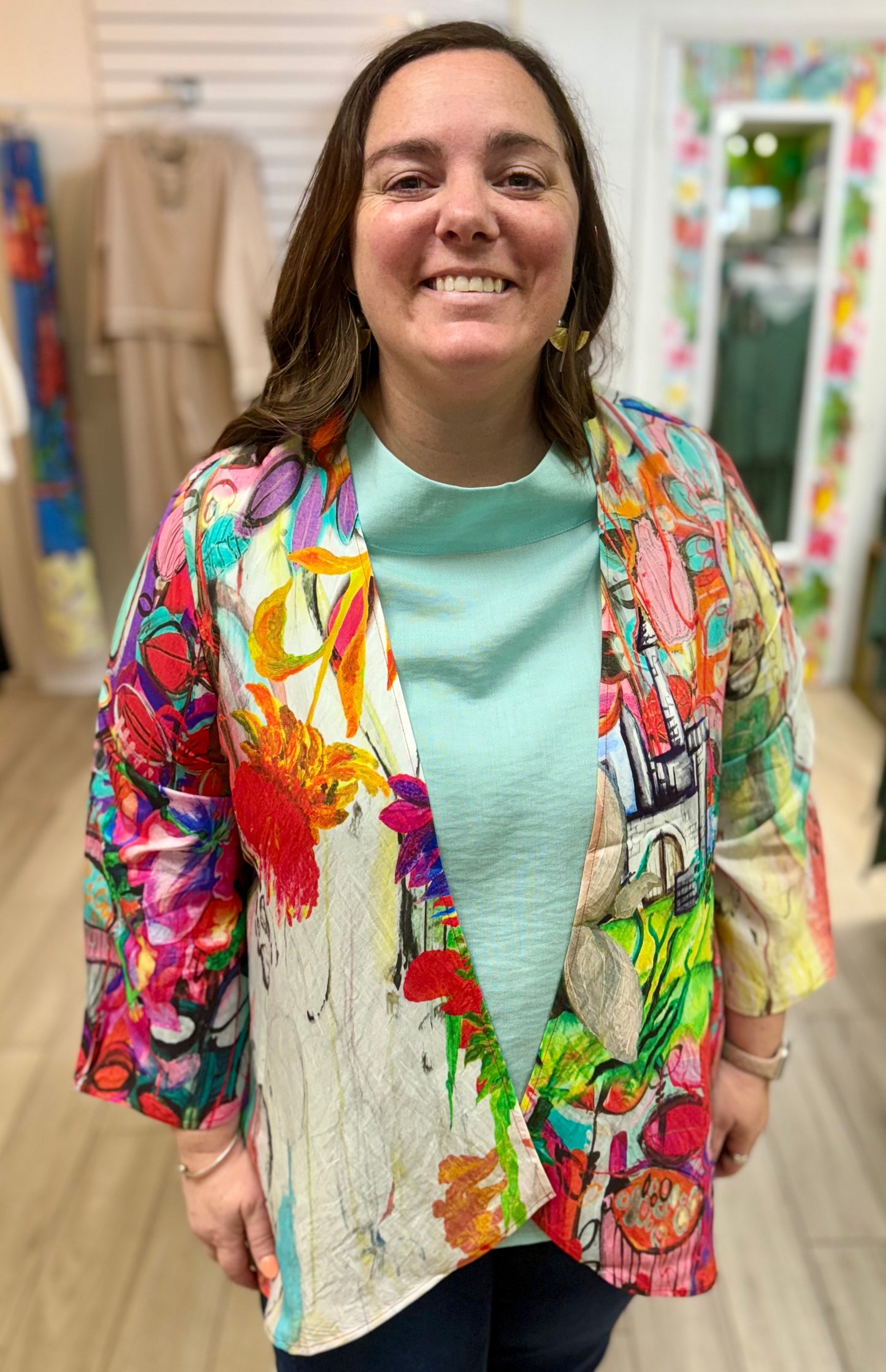 Aris A RB24140G Floral Jacket