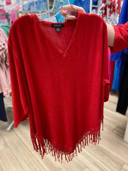 Dairi 2320 One Size Fringe Point Top