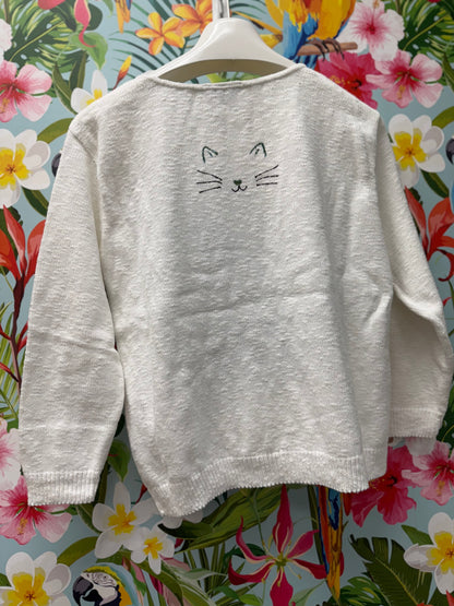 LisaLou Painted Cat Tail Sweater