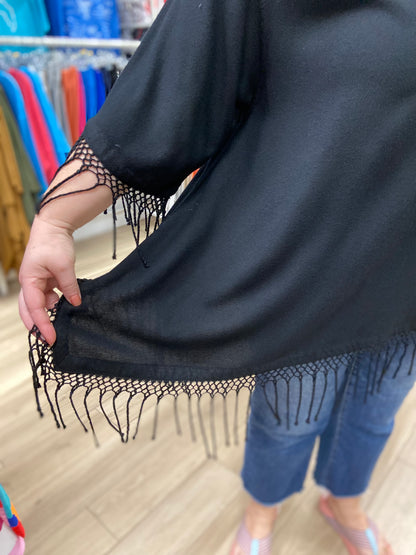 Dairi 2221 One Size Fringe Top