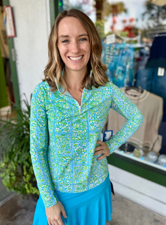 Ibkul 10000 UPF Print Top