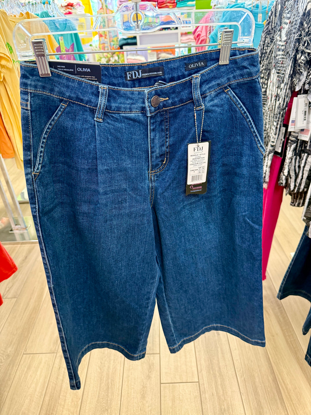 FDJ 2434843 Crop Denim Gaucho