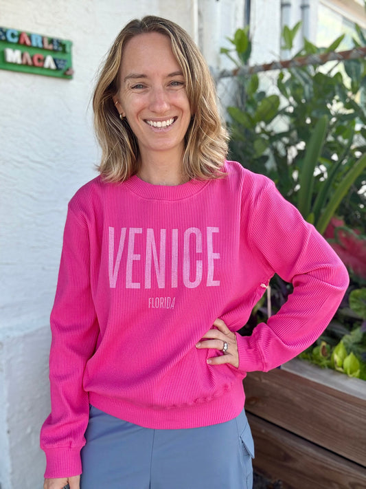 Boat House Venice Corded Pullover Top