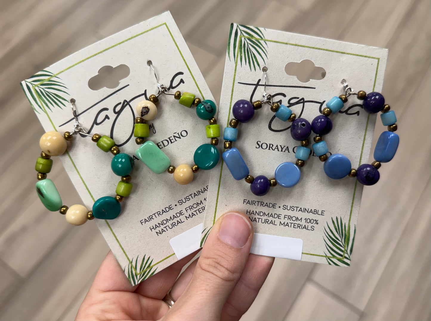 Tagua Candela Earring
