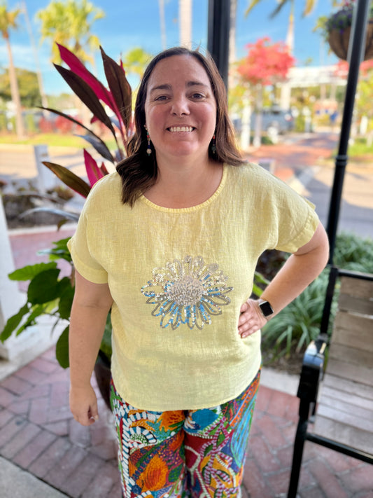 Bella Amore 9645A Sunflower Top