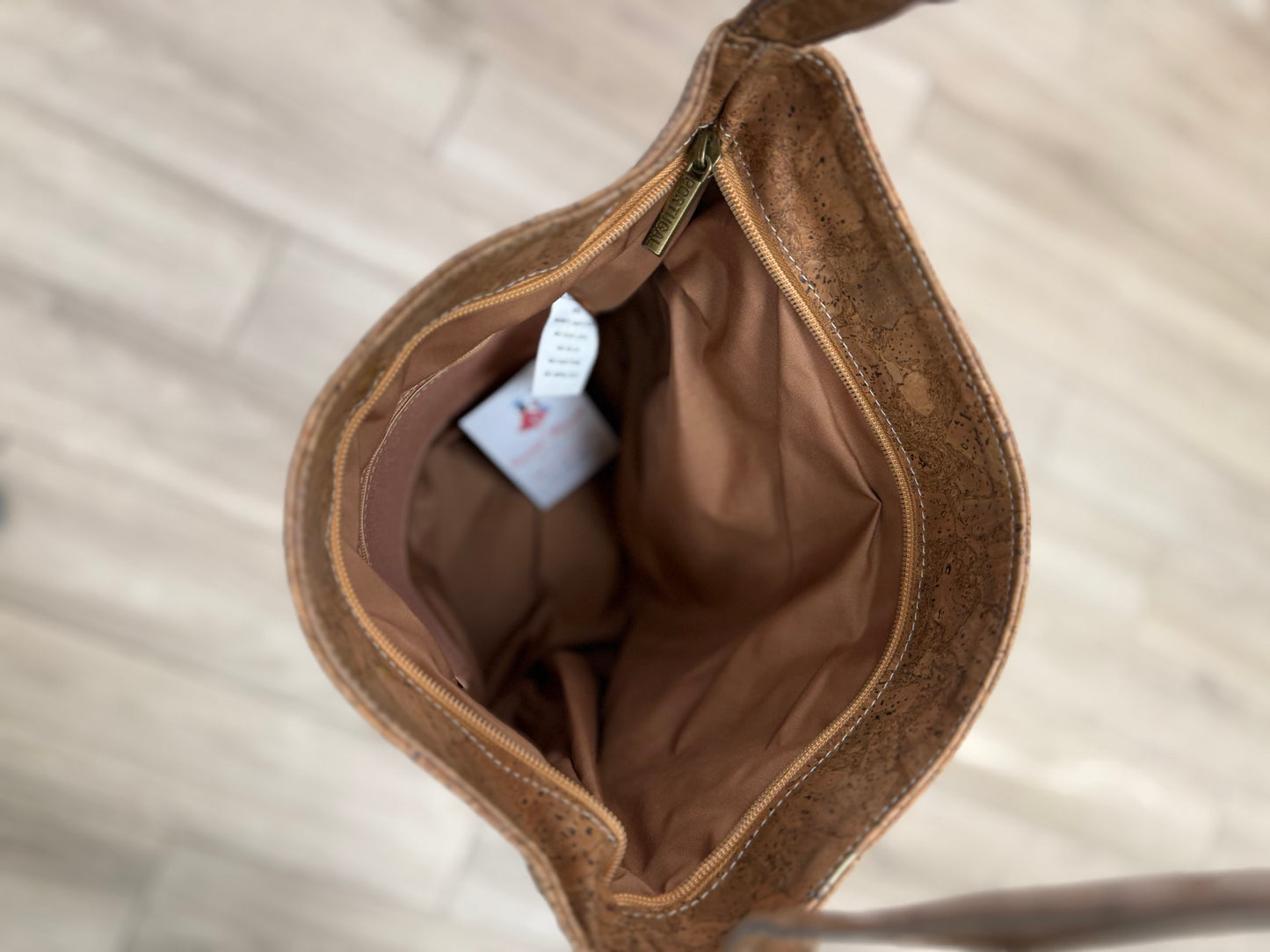 Meninas Cork 283 Double Zip Bag