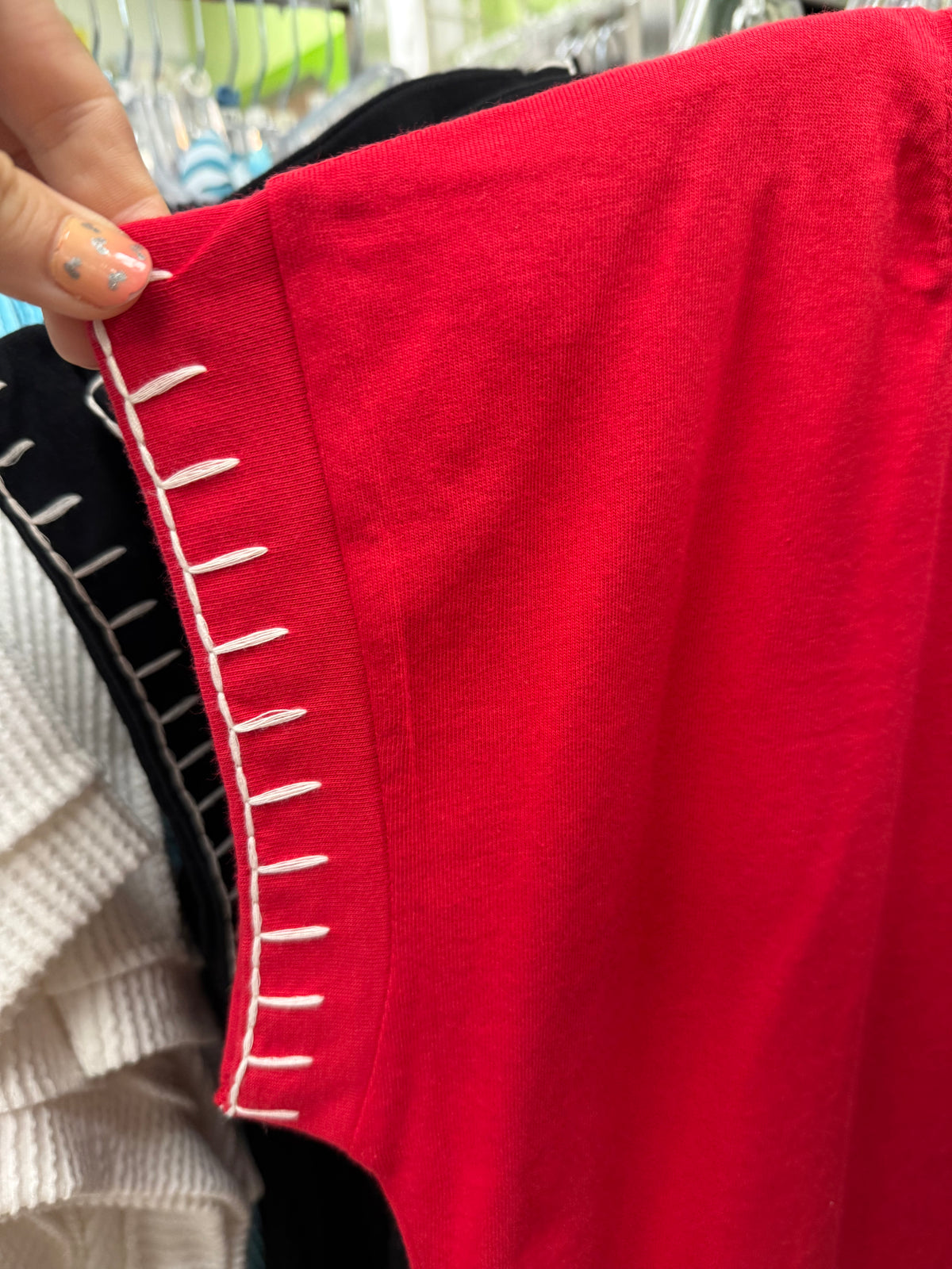 Zenana Stitch Detail Top