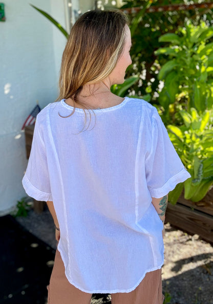 Cottonways Kira One Size Button Top