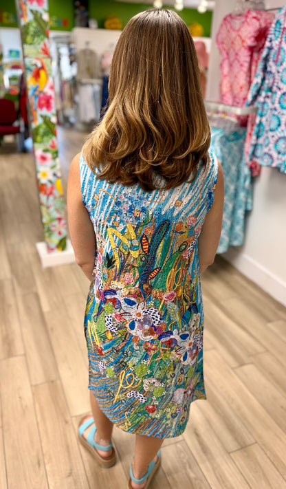 Inoah D587FR Retro Bloom Dress