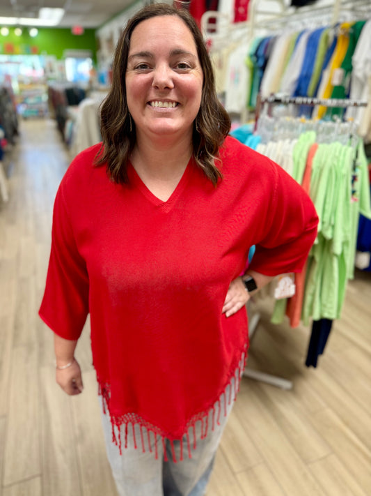 Dairi 2320 One Size Fringe Point Top