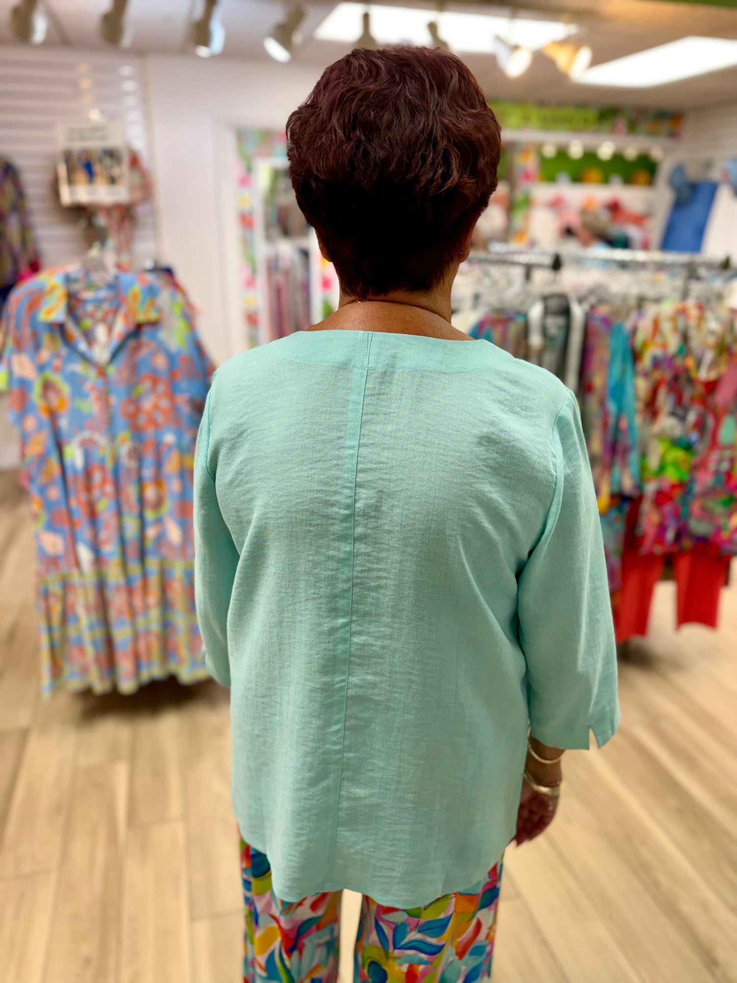 Fridaze AA377 Jasmine Buttons Top