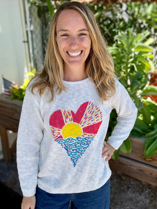 MoMo Painted Sweater - Sunny Soul