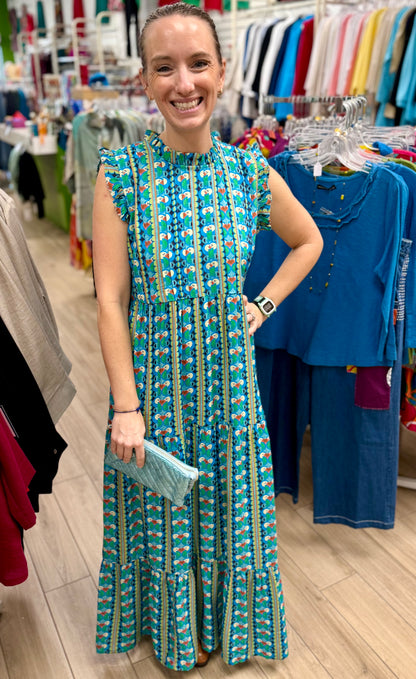 Briton Court Clara Toucan Maxi Dress