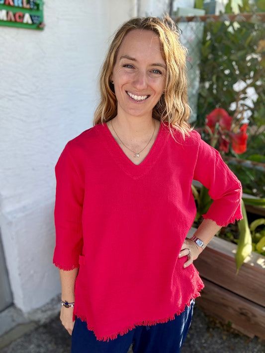 Sea Breeze 028 Fringe Top