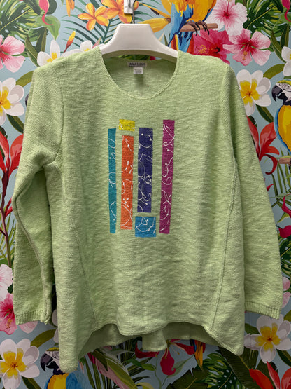 MoMo Sweater - Bright Bars
