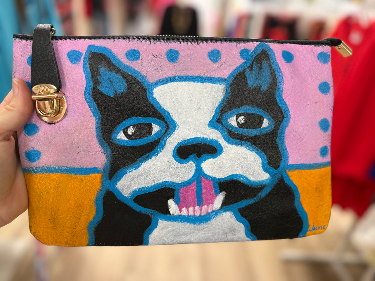 Jackie Ludtke Painted Dog Bags