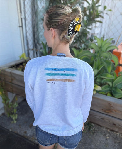 MoMo Sweater - Pastel Sand Dollar