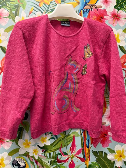 LisaLou Painted Cat Sweater