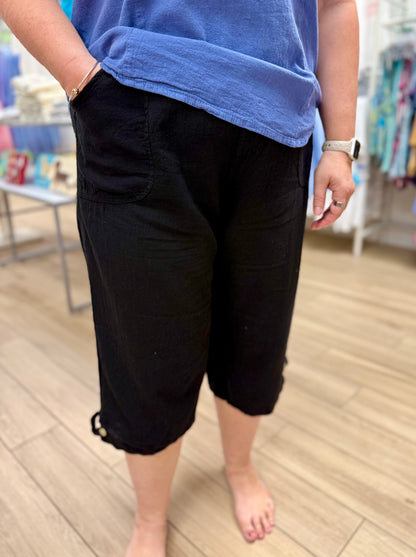 Maya Jones Side Tab Capri