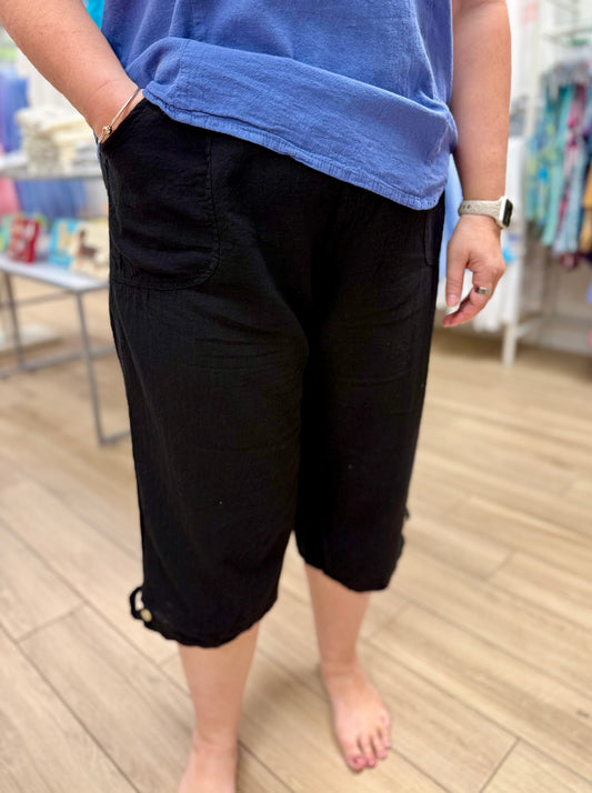 Maya Jones Side Tab Capri