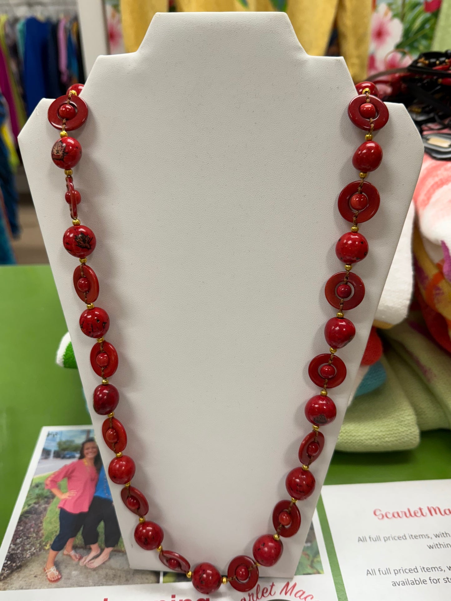 Tagua Frida Necklace