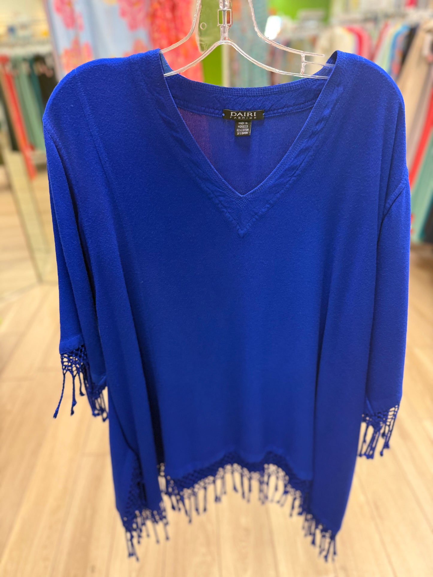 Dairi 2221 One Size Fringe Top