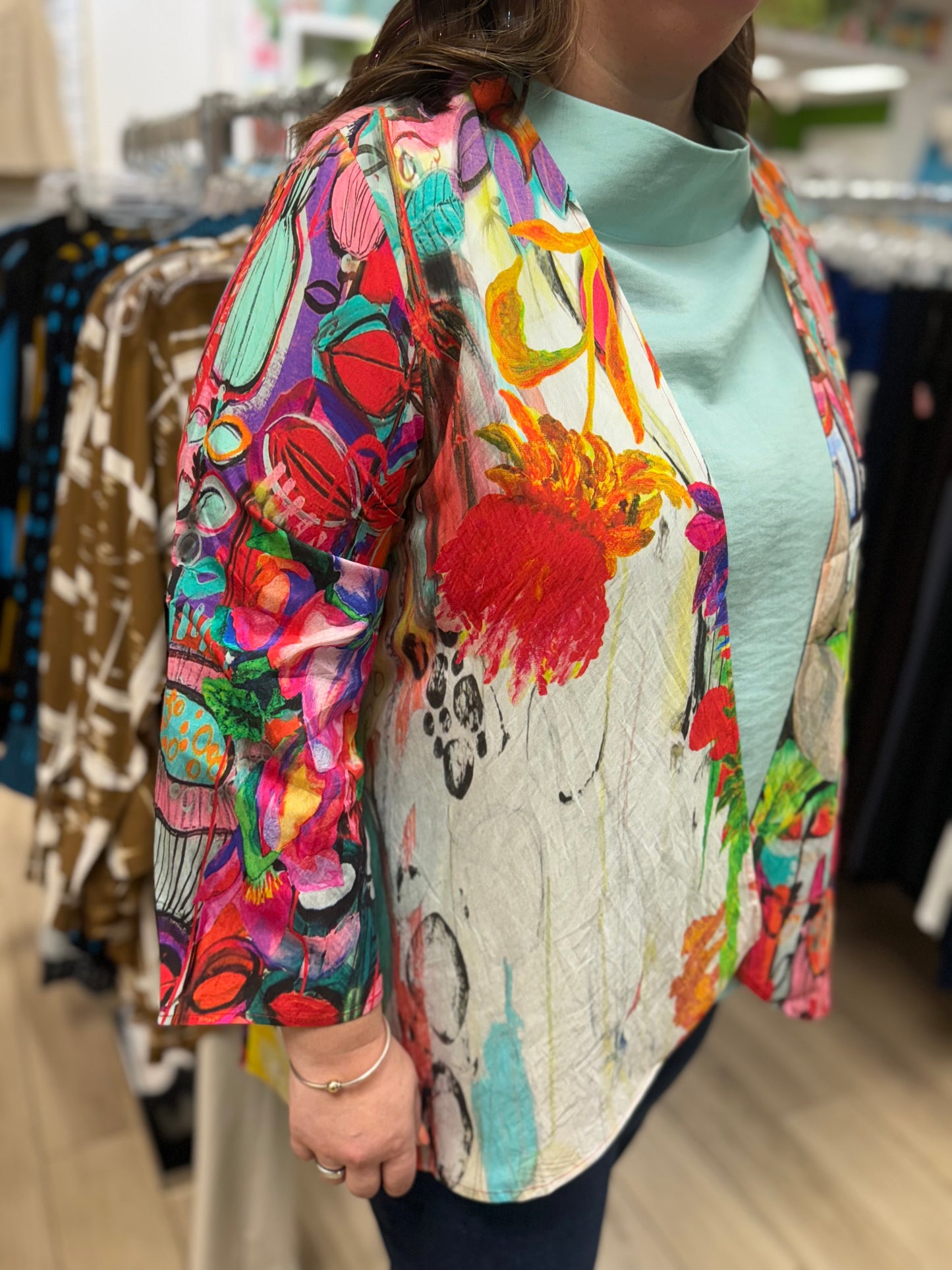 Aris A RB24140G Floral Jacket