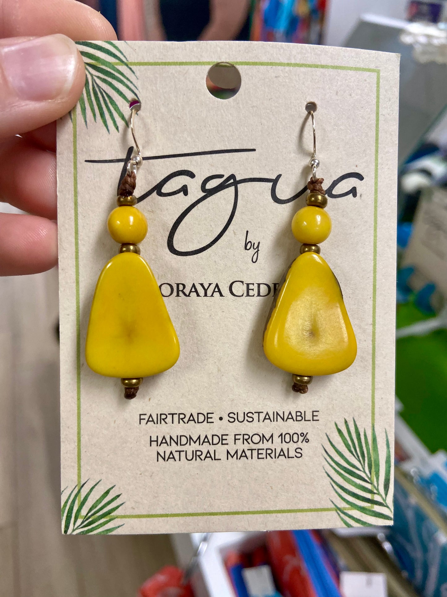 Tagua Alma Earring