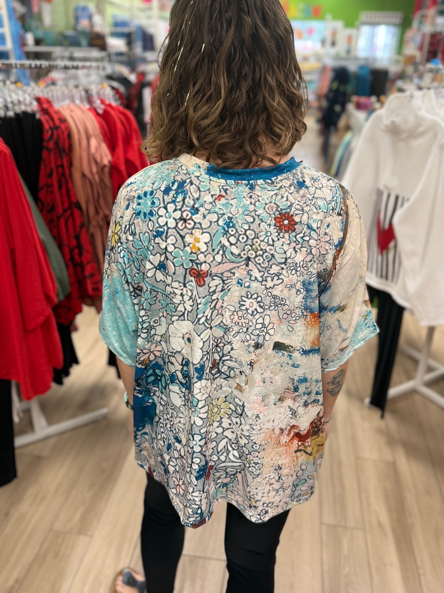 3 Potato T8 Print Top