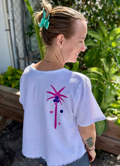 Peg Painted Heidi Palm Tree Tops