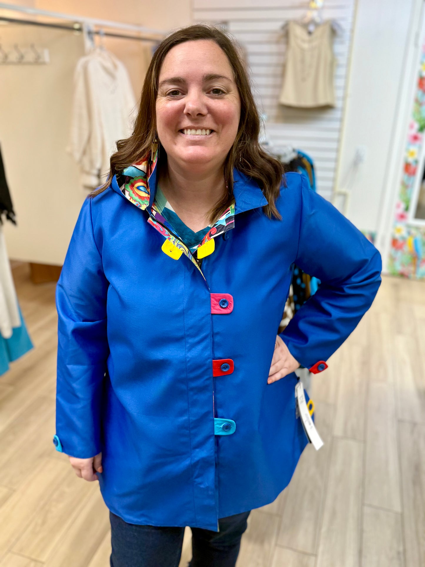 Oopera J3202RW Reversible Rain Jacket