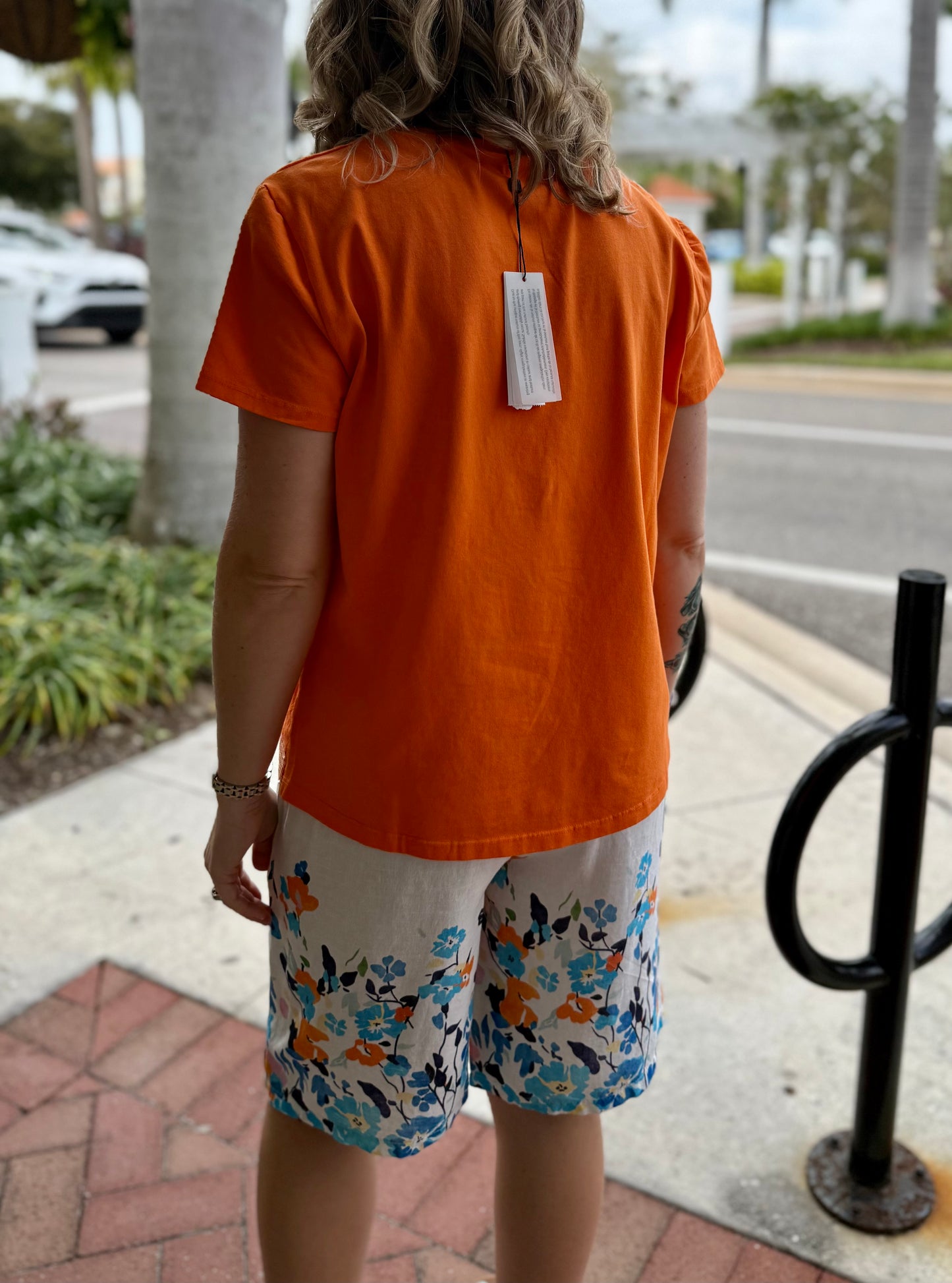 Spanner 226303	Floral Linen Shorts