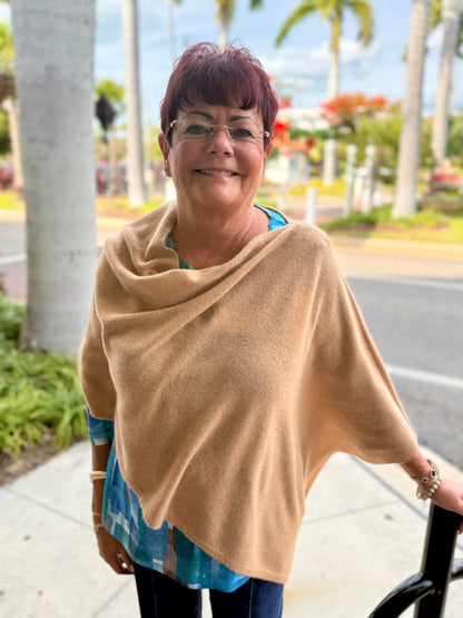 Alashan LS1346 Cashmere Poncho Topper