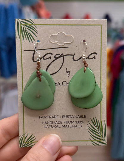 Tagua Fiesta Earring