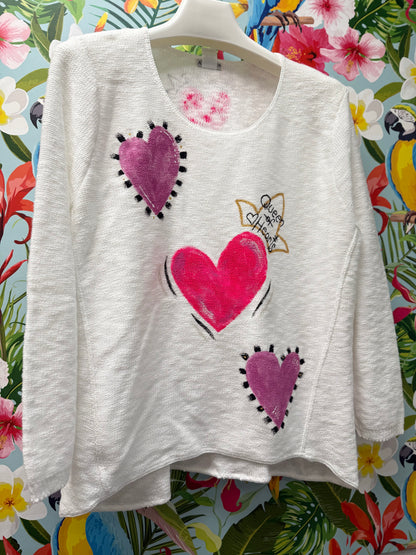 MoMo Sweater - Queen of Hearts