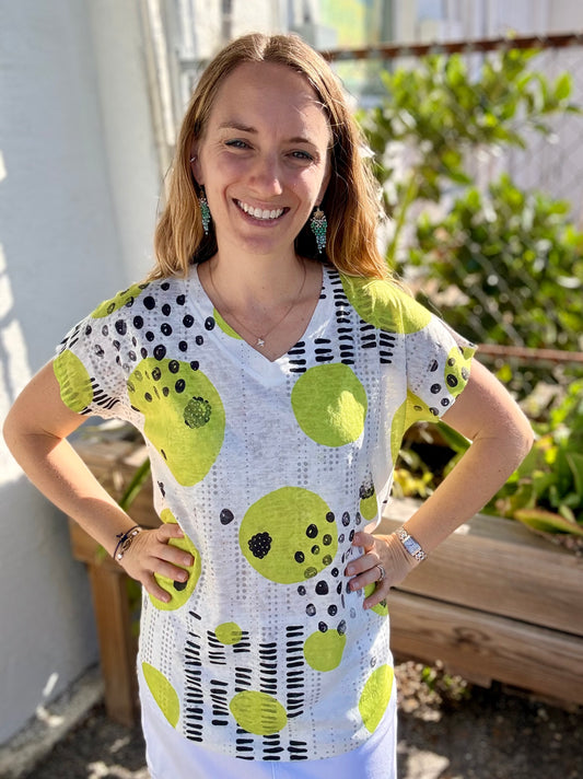 Et'Lois C2022-1080 Dots Top