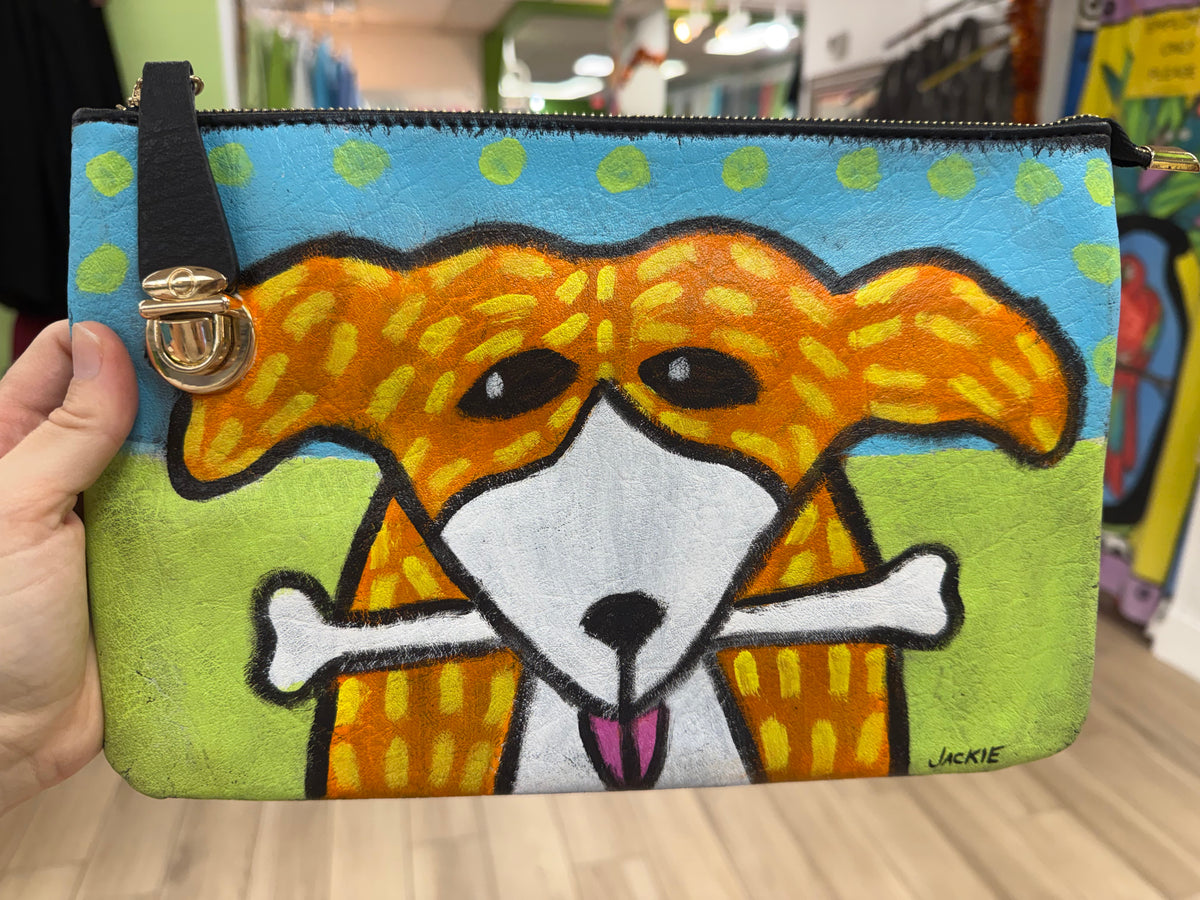 Jackie Ludtke Painted Dog Bags