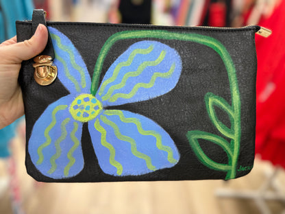 Jackie Ludtke Painted Flower Bags